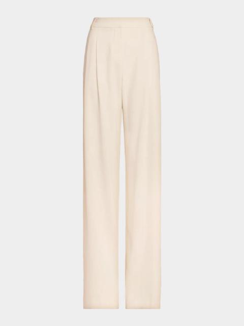 RAMY BROOK Leslie Pleated Wide-Leg Pants