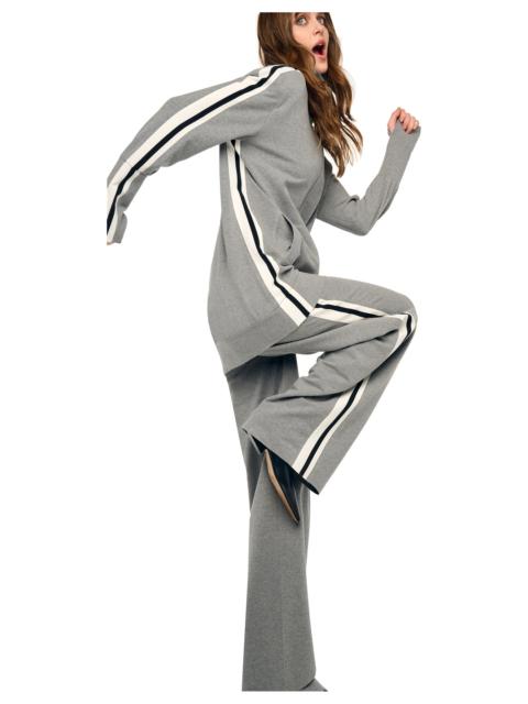 NORMA KAMALI OVERSIZED SIDE STRIPE TURTLE JACKET