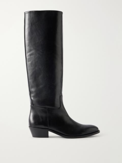JUDE Den 35 Leather Knee Boots