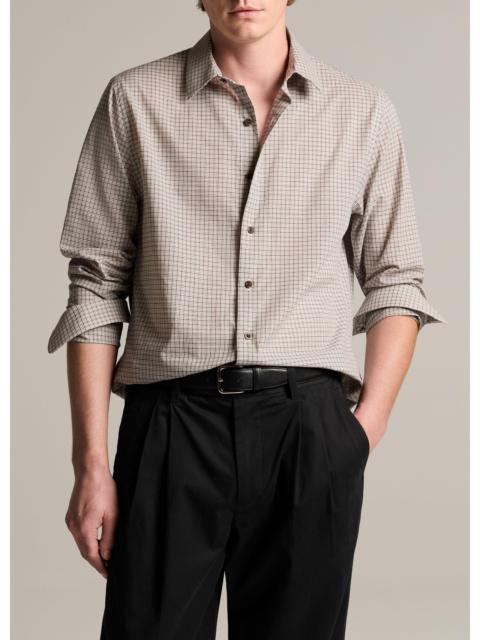 Vince Condor Plaid Cotton Button-Front Shirt