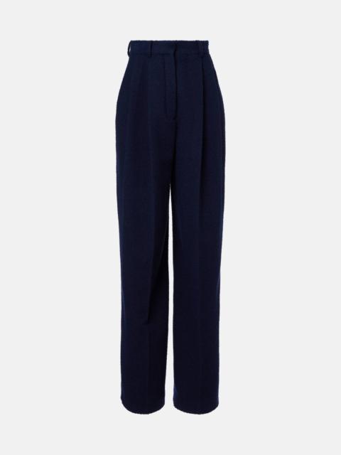 Loro Piana Kurt high-rise wide-leg pants