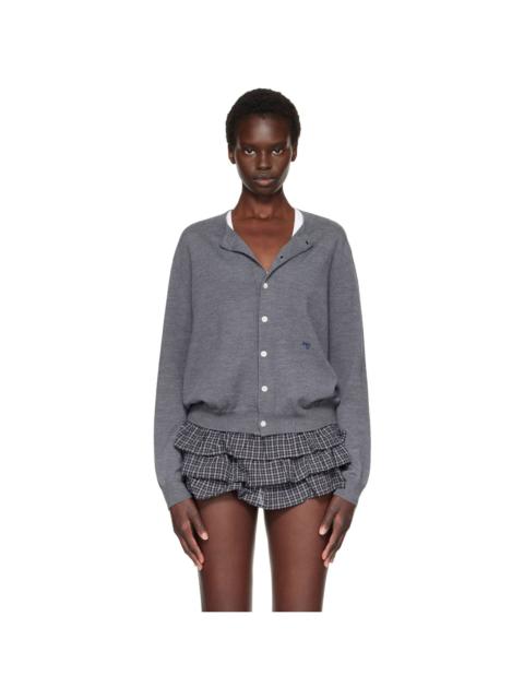 HommeGirls® Gray Crew Cardigan