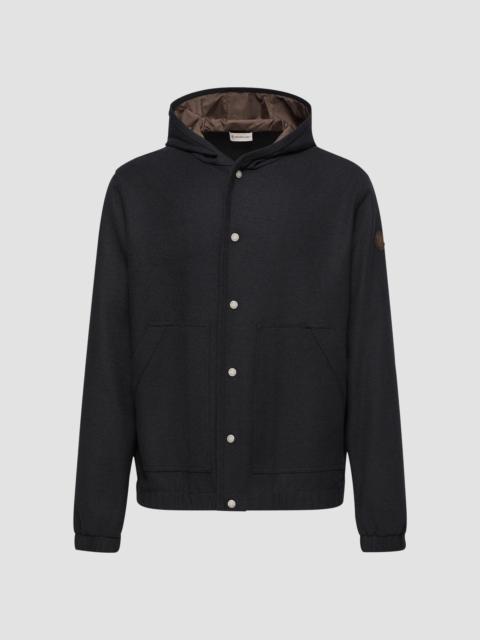 Moncler Men's Hoodie in Cotton Blend - Dark Blue