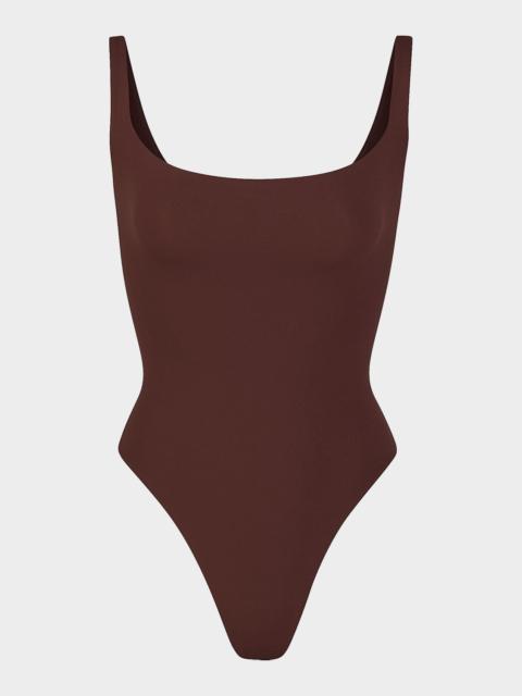 SKIMS Fits Everybody Square-Neck Bodysuit