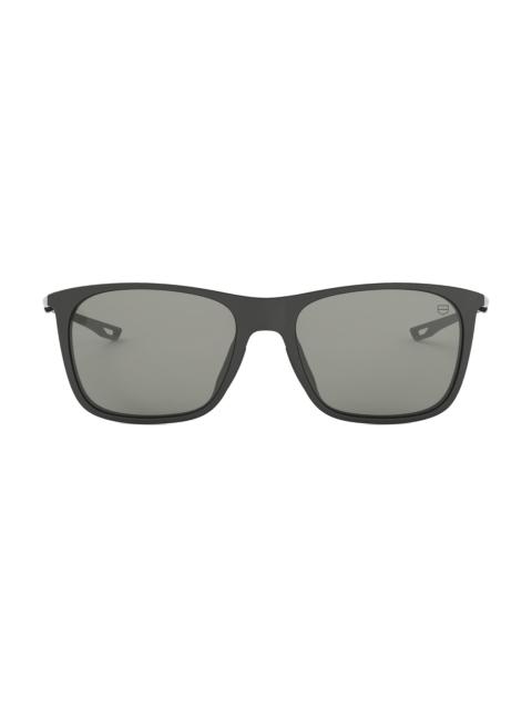TAG Heuer Men's Mini Vingt Sept 55MM Rectangular Sunglasses - Black Smoke