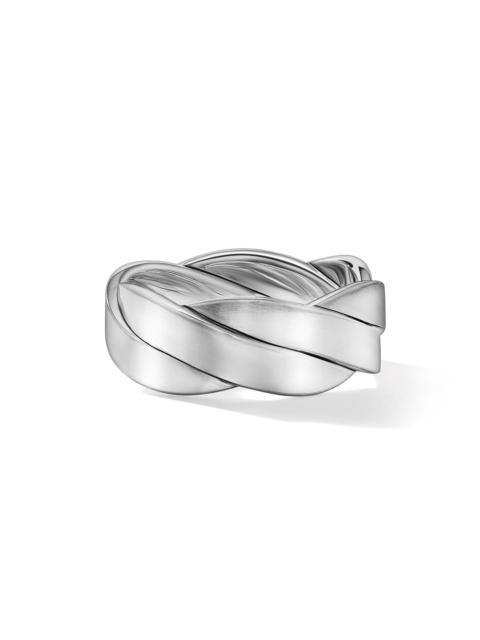 DAVID YURMAN Men's DY Helios Band Ring in Sterling Silver, 9MM - Silver