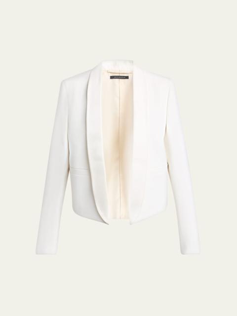 TOM FORD Grain De Poudre Crop Open Blazer