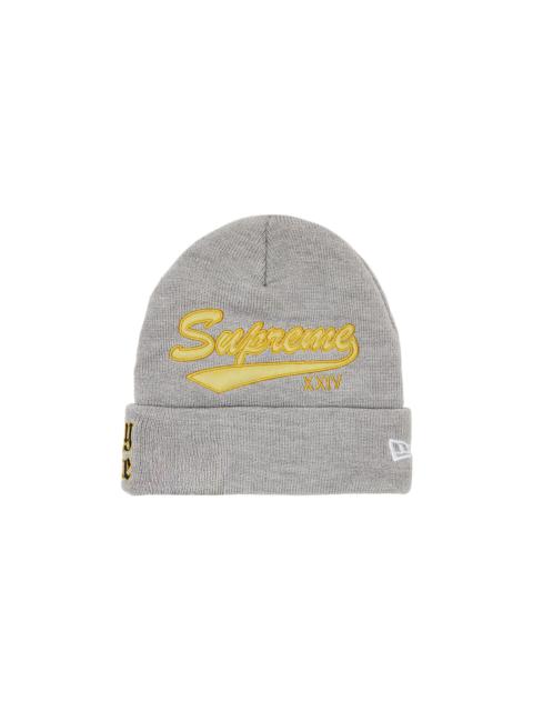 Supreme x New Era Salvation Beanie 'Heather Grey'