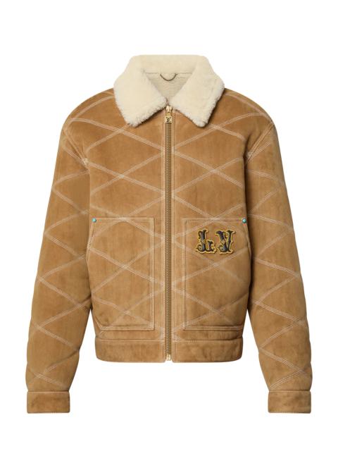 Louis Vuitton Embroidered Shearling Workwear Blouson