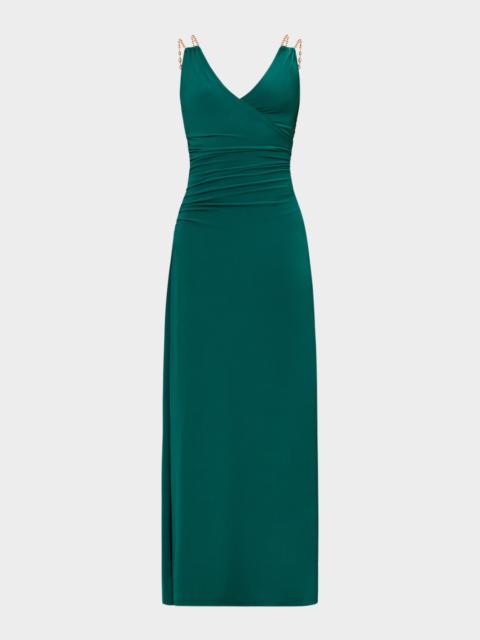 HERVE LEGER The Amal Chain-Strap Gown