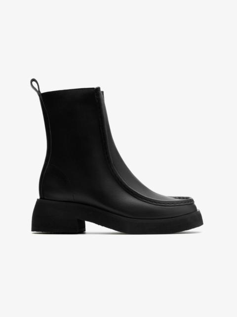 Clarks Originals Effery Zip Black Leather