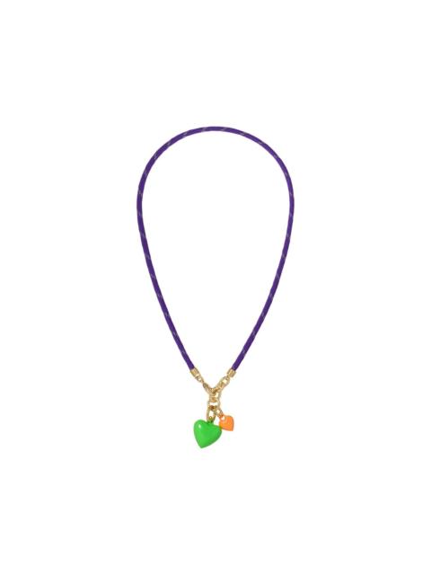 ROXANNE ASSOULIN Happy Cord heart necklace
