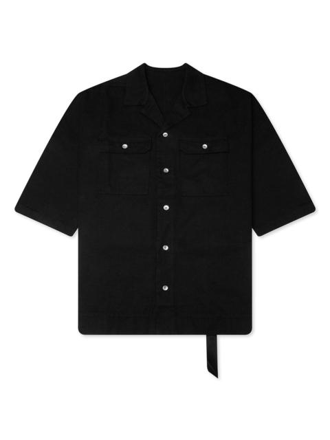 Rick Owens DRKSHDW MAGNUM TOMMY SHIRT - BLACK