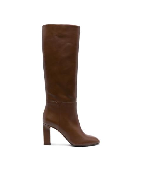 Sellier 85mm leather boots