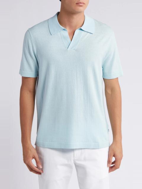 Ryan 6311 Cotton & Linen Johnny Collar Polo