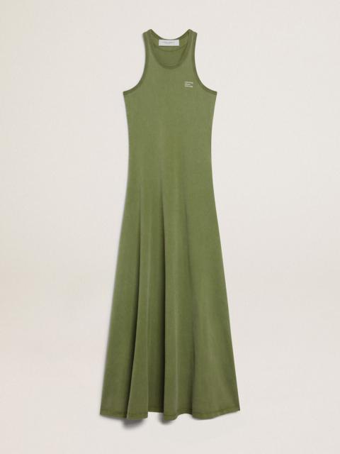 Golden Goose Pesto-green tank dress
