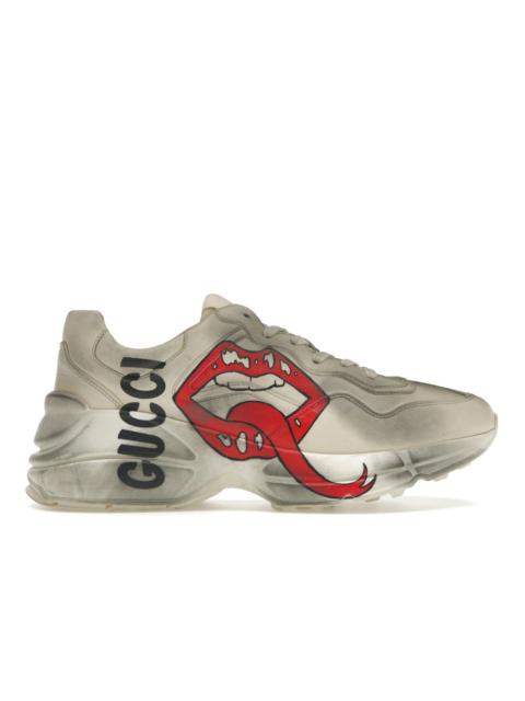 GUCCI Women's Rhyton sneaker with mouth print