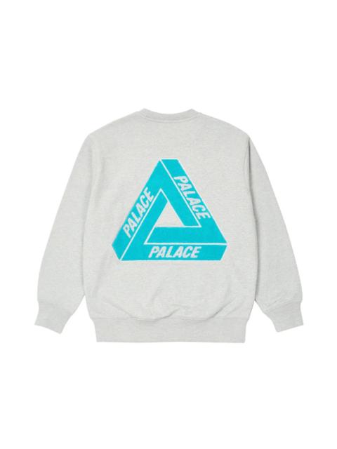 PALACE Palace Fleece Tri-Ferg Crew Grey Marl