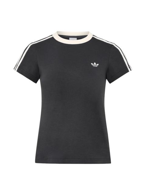 adidas (WMNS) adidas Tailored Cali T-Shirt Asia Sizing 'Carbon' KT7789