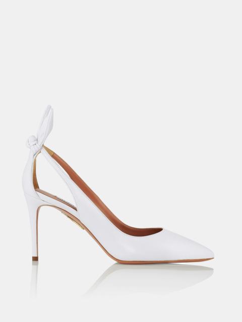 AQUAZZURA Bow Tie Pump 85