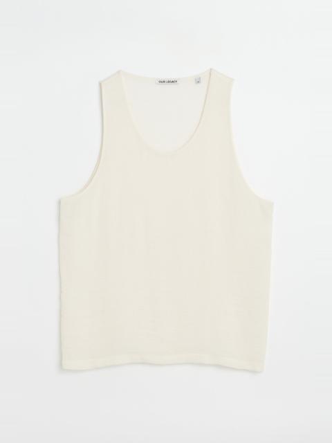 Our Legacy Singlet Almond Milk Ruffle Viscose