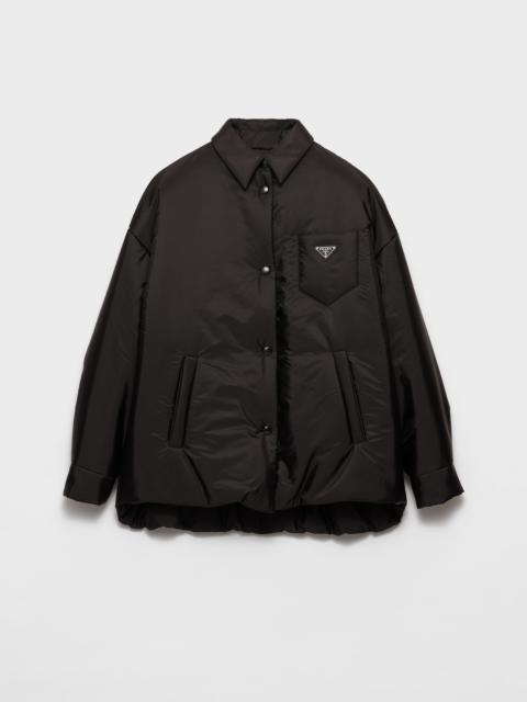 Prada Black Re-nylon Padded Jacket | italist | REVERSIBLE