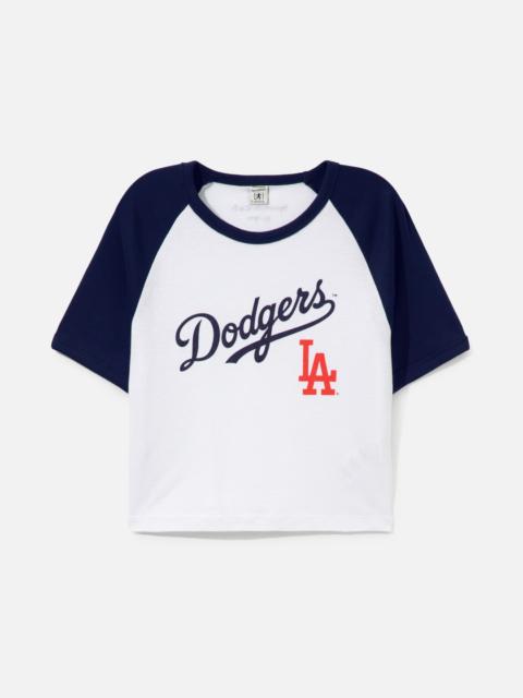 Sporty & Rich DODGERS SERIF BABY BASEBALL T-SHIRT