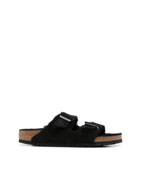 Arizona shearling suede slides