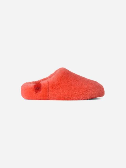 UGG ® Women's Elea Fluffed Slip-On Sheepskin in Orange Gerbera