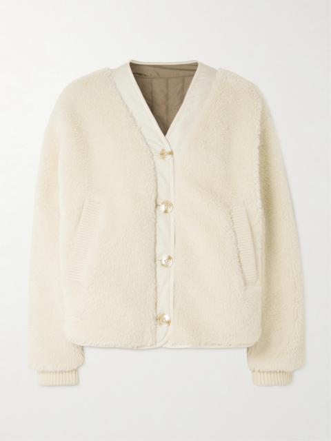 VARLEY Drew Reversible Fleece And Quilted Shell Jacket