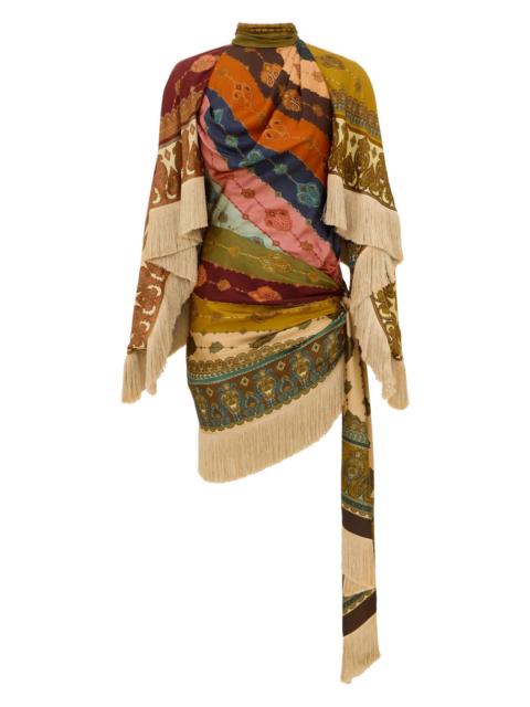 Zimmermann VALIANT FRINGED MINI DRESS