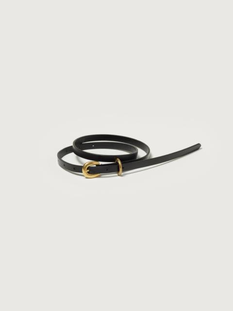 AURALEE LEATHER NARROW BELT