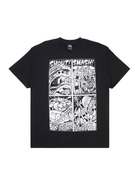 Stussy Gear x Peter Bagge Shout! Smash! Tee 'Black'