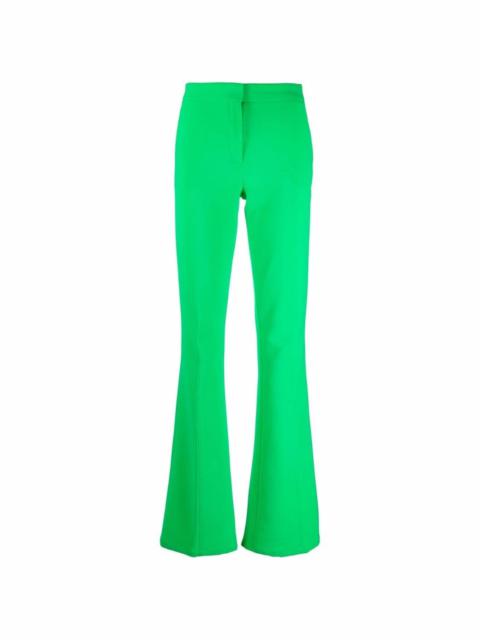 tailored flared trousers