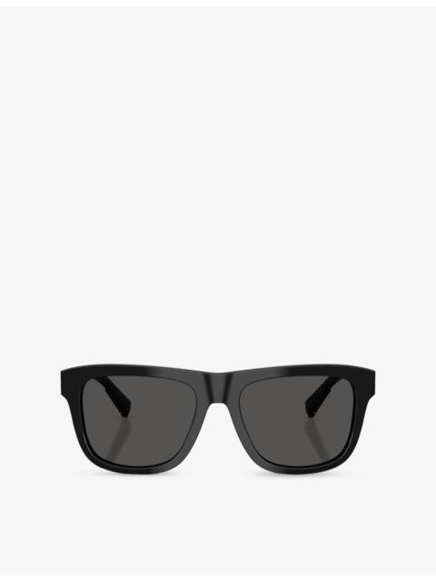 Dolce & Gabbana DG4545 Square-Frame Acetate Sunglasses