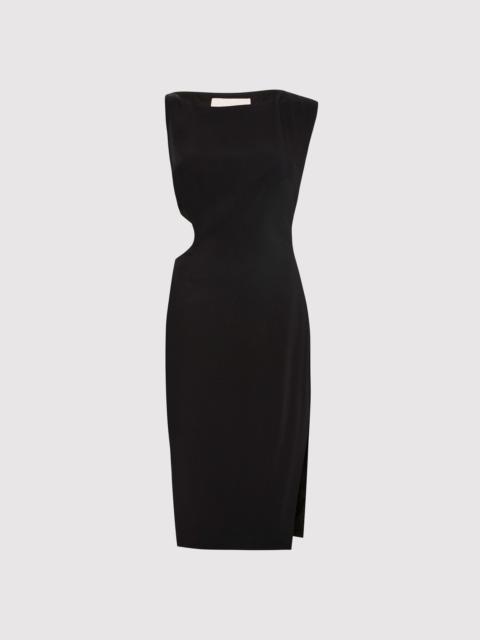 ST. AGNI Arc Cut Out Dress - Black