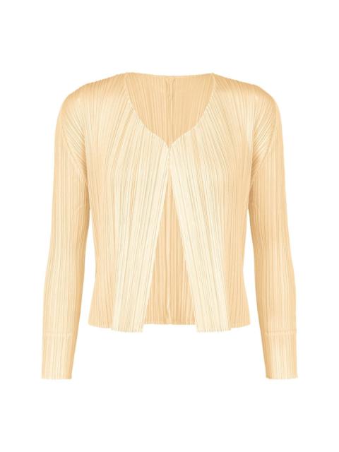 Pleats Please Issey Miyake NEW COLORFUL BASICS 3 CARDIGAN