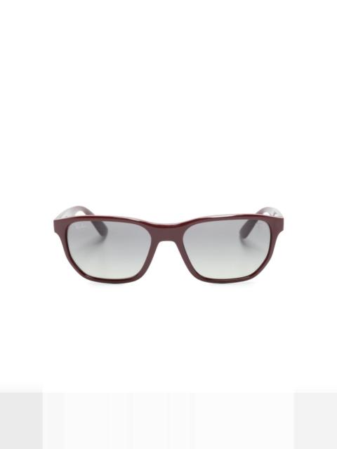 Ray-Ban x Ferrari Scuderia RB4404M square-frame sunglasses