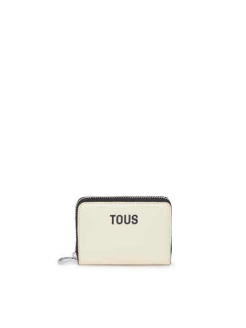 TOUS Beige Change purse New Dorp