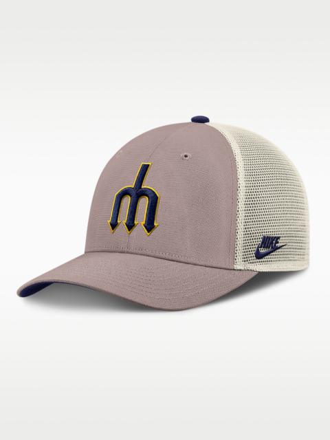 Nike Seattle Mariners Cooperstown Rise Men's Nike MLB Adjustable Trucker Hat