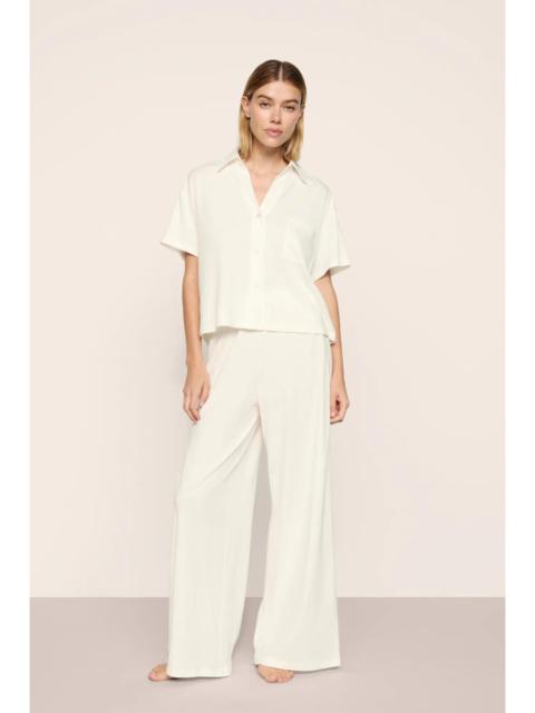 eberjey Pima Cotton Short Sleeve & Pant PJ Set