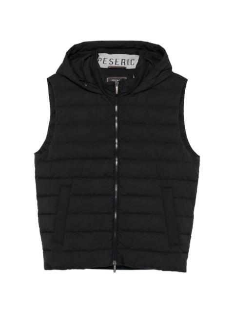 PESERICO hooded zip gilet