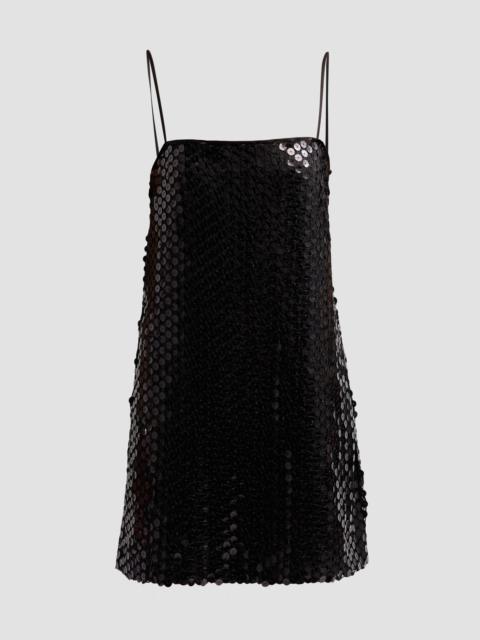 RAMY BROOK Women's Yvonne Paillette-Embellished Mini Dress - Black Mesh