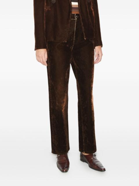 TORY BURCH logo-patch jeans