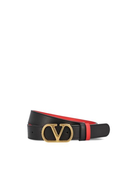 Valentino logo-buckle belt