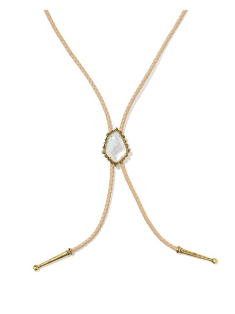KENDRA SCOTT Ellery Vintage Gold Bolo Necklace