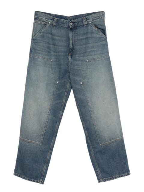 Carhartt panelled cotton denim jeans
