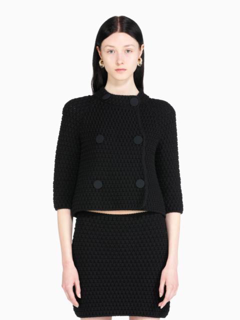 N°21 KNITTED CROPPED JACKET