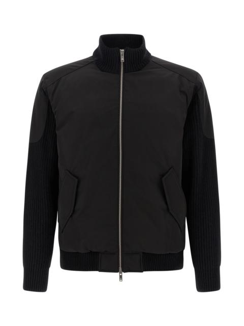 MOOSE KNUCKLES 'Magnus Knit Hybrid' bomber jacket