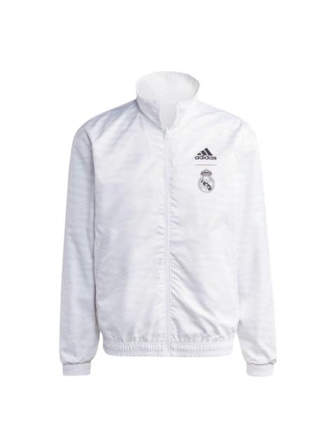 adidas Real Madrid Anthem Reversible Jacket 'White' HT6458
